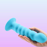 Maia 'Kendall' 8' Silicone Dildo - Neon Blue